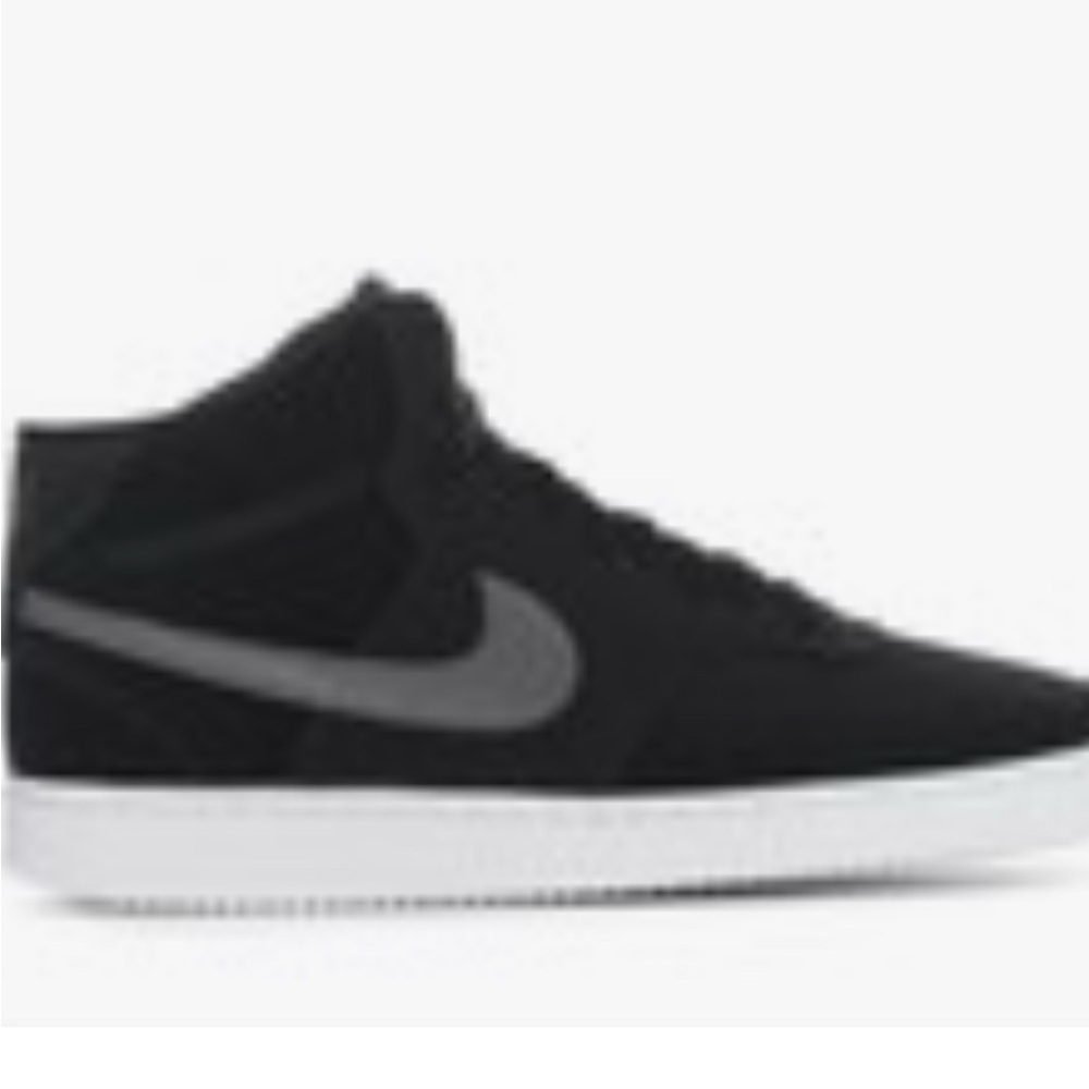 Nike Black and Gray High-Top Sneakers
